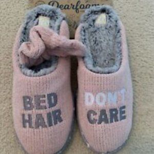 Bed Hair Dont Care NWT Dearfoams Slipper Large9/11